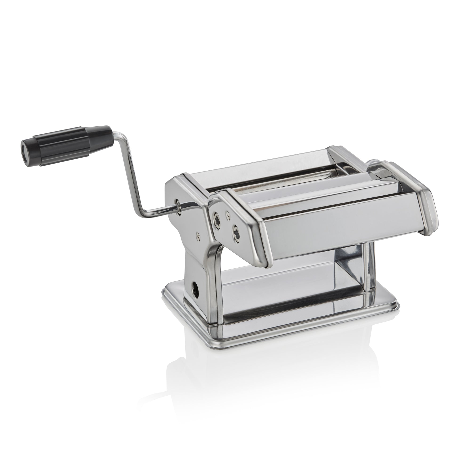 Was Manual Pasta Machine with Nickel-Plated Rollers