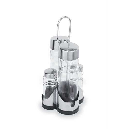 Was Cruet Menage 1755, 4-Piece, Vinegar and Oil