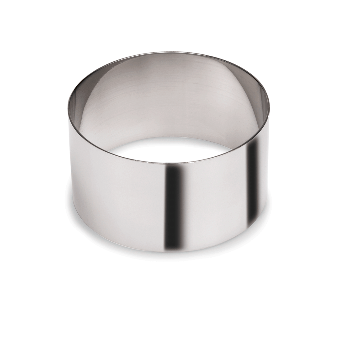 Was Stainless Steel Mousse Ring Set, Ø75 mm, Set of 4