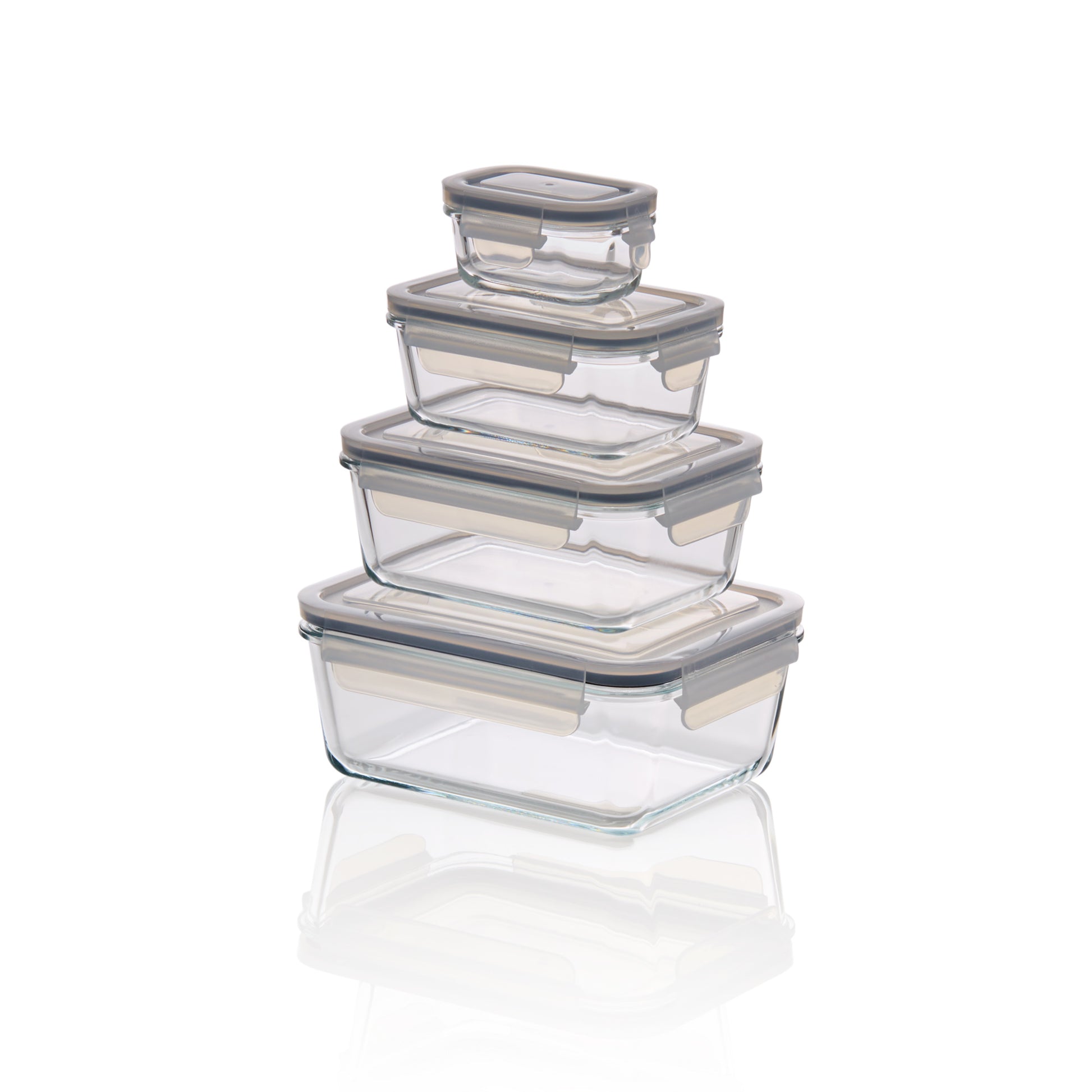 Was Borosilicate Glass Storage Container Set, Set of 4