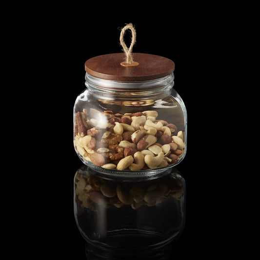 Was Storage Jar with Acacia Lid, 0.65 L