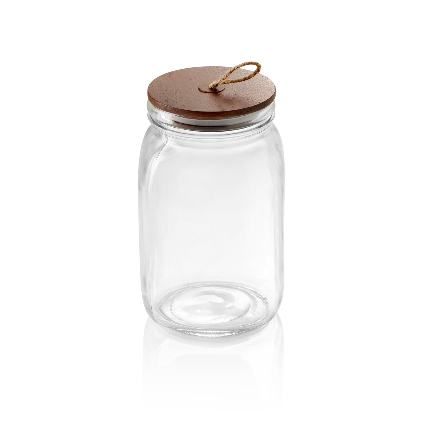 Was Storage Jar with Acacia Lid, 1.5 L