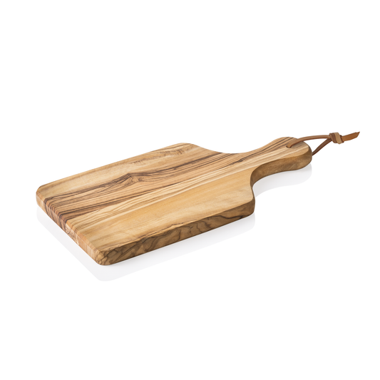 Was Serving Board with Handle Olive, 240 x 110 mm