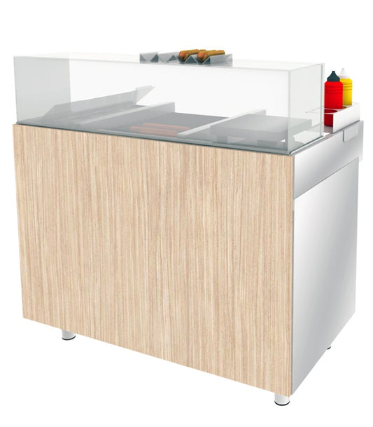 Hot Dog Preparation Table, 0.8 kW, 30-70°C