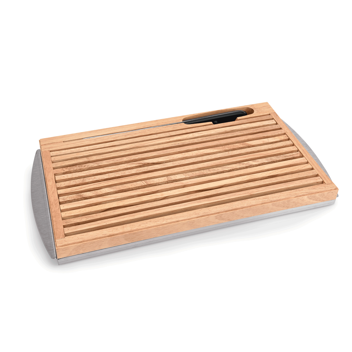 Was Bread Cutting Board with Crumb Tray, 480 x 255 mm