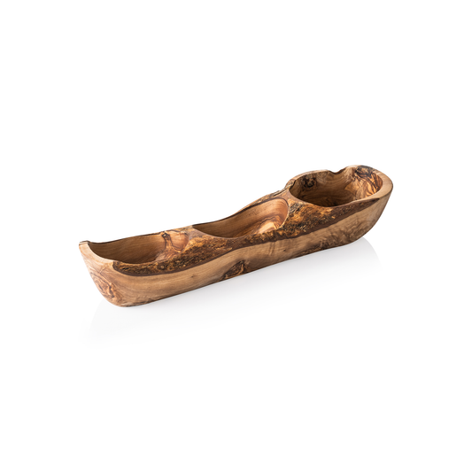 Was Triple Bowl Olive, 357 x 85 x 67 mm