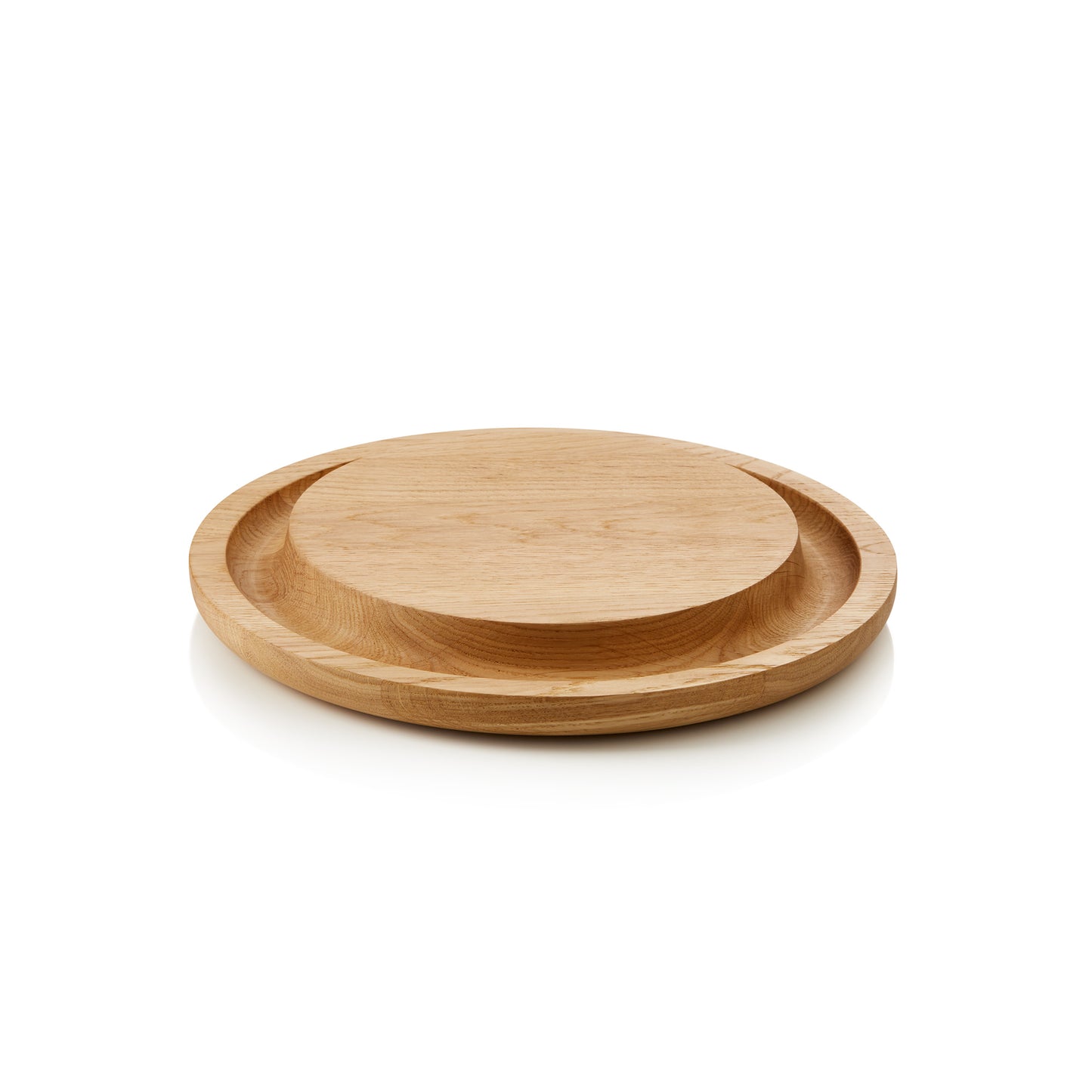 Was Oak Buffet Board, Ø255 mm