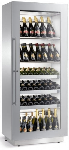 Wine Chiller Cabinet, 1 Glass Door, Static, LED