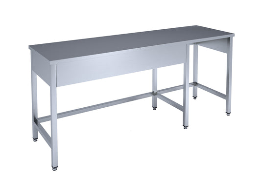 Table with place  for dishwashing machine