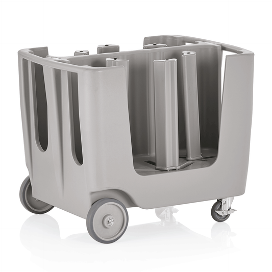 Was Dish Trolley, 6 Divisions, with Covering Hood