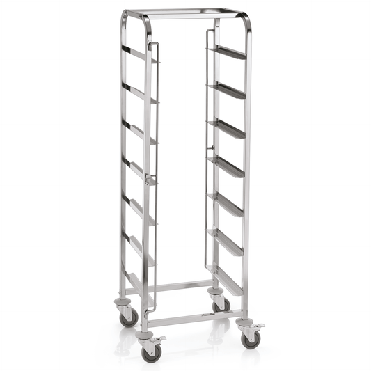 Was Transport Trolley for Dishwasher Baskets, 7 Rails