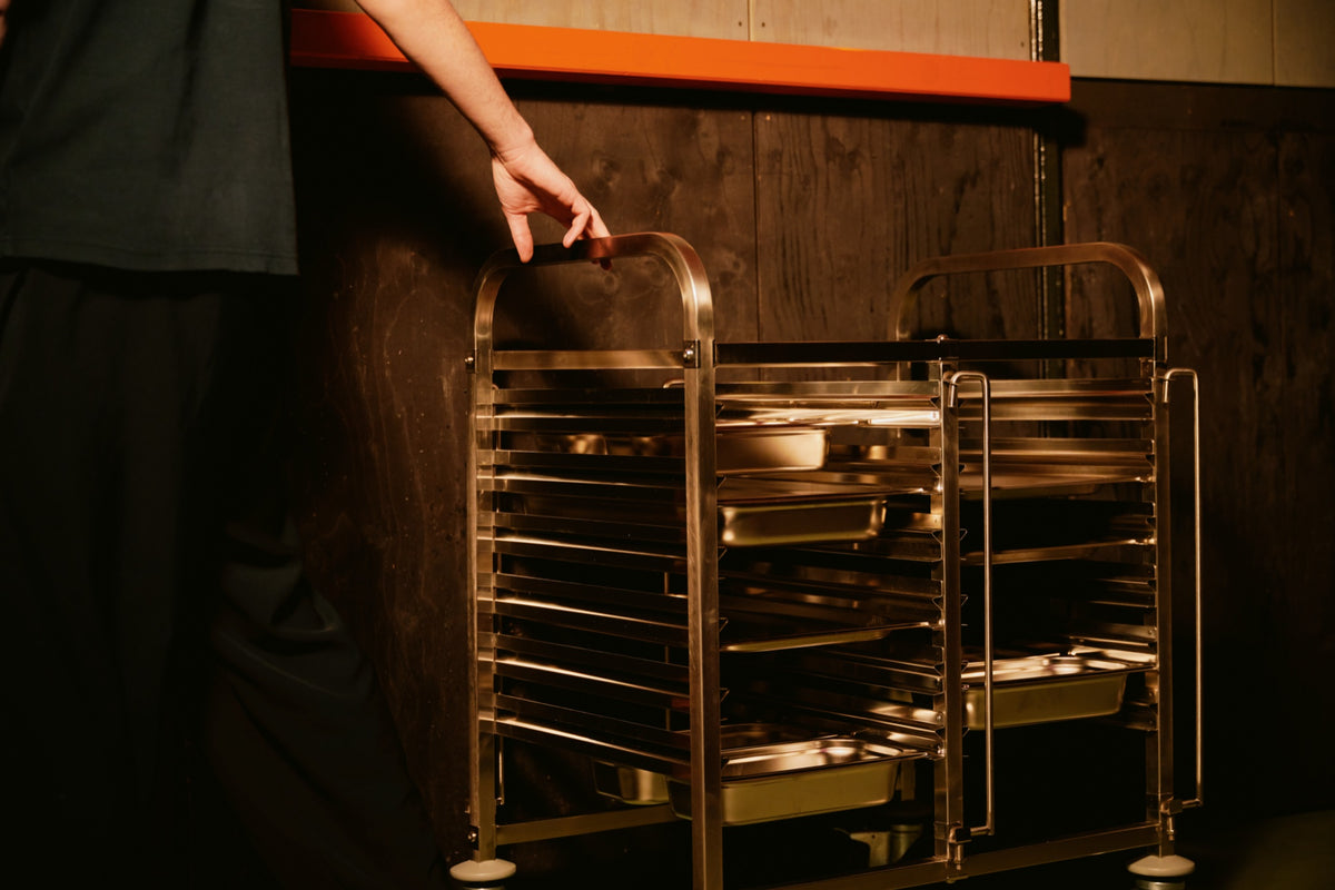 Was Shelf Trolley Cantina GN 1/1, 12 Containers