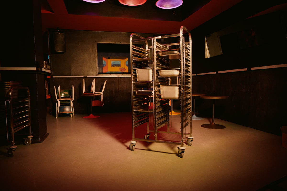 Was Shelf Trolley Cantina GN 1/1, 30 Containers