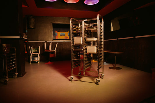 Was Shelf Trolley Cantina GN 1/1, 30 Containers