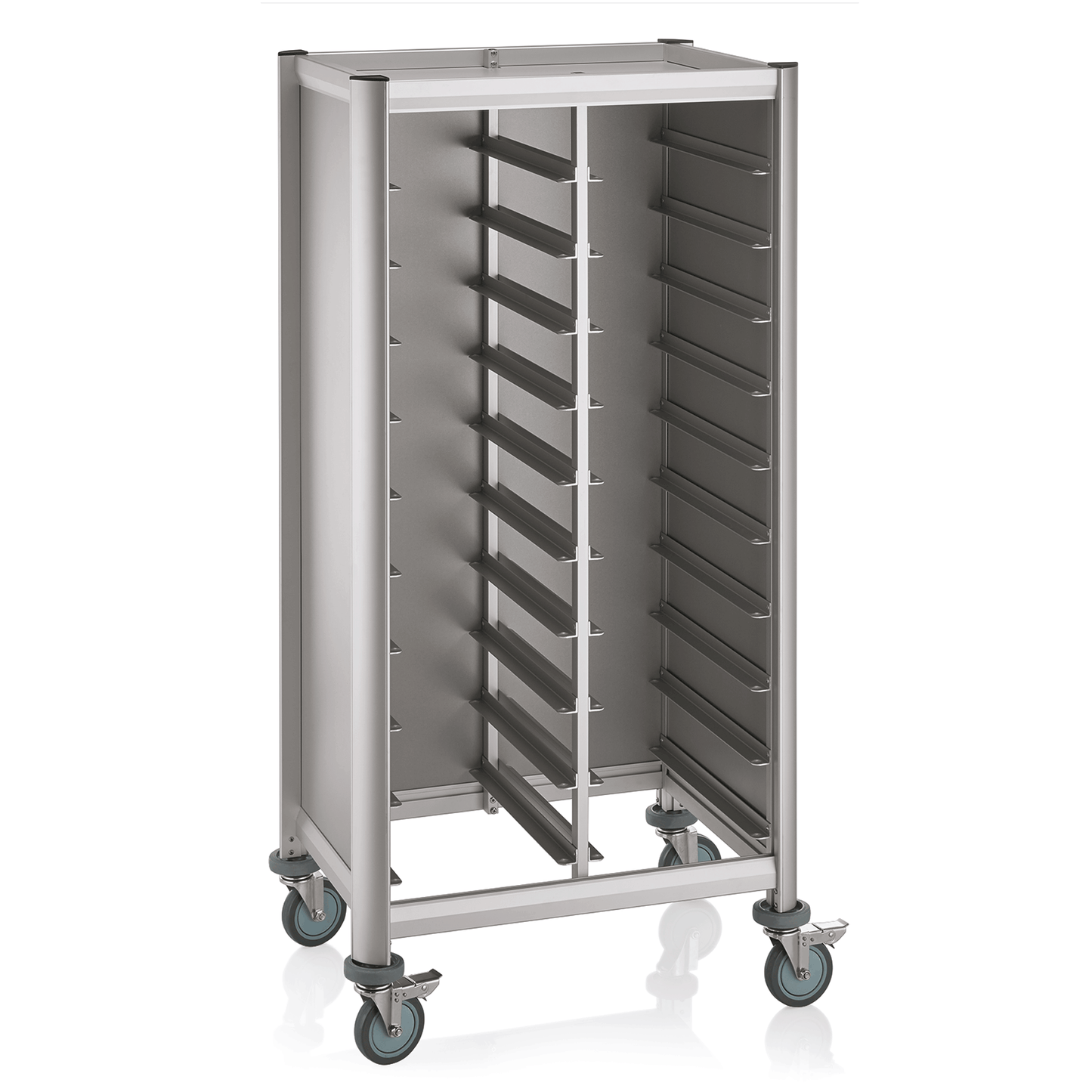 Was Tray Trolley Double Mensa, GN 1/1, 2 x 10 Trays