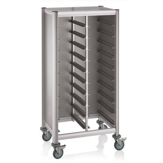 Was Tray Trolley Double Mensa, GN 1/1, 2 x 10 Trays