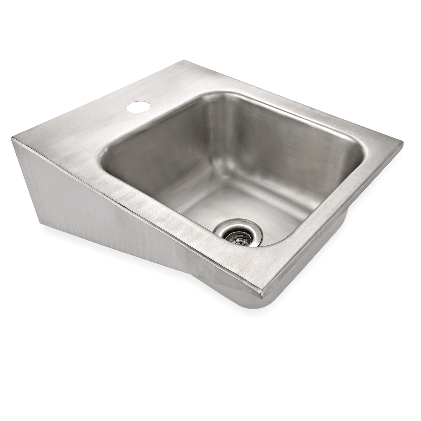 Was Wall-Mounted Hand Basin, 420×325×155 mm, Stainless Steel