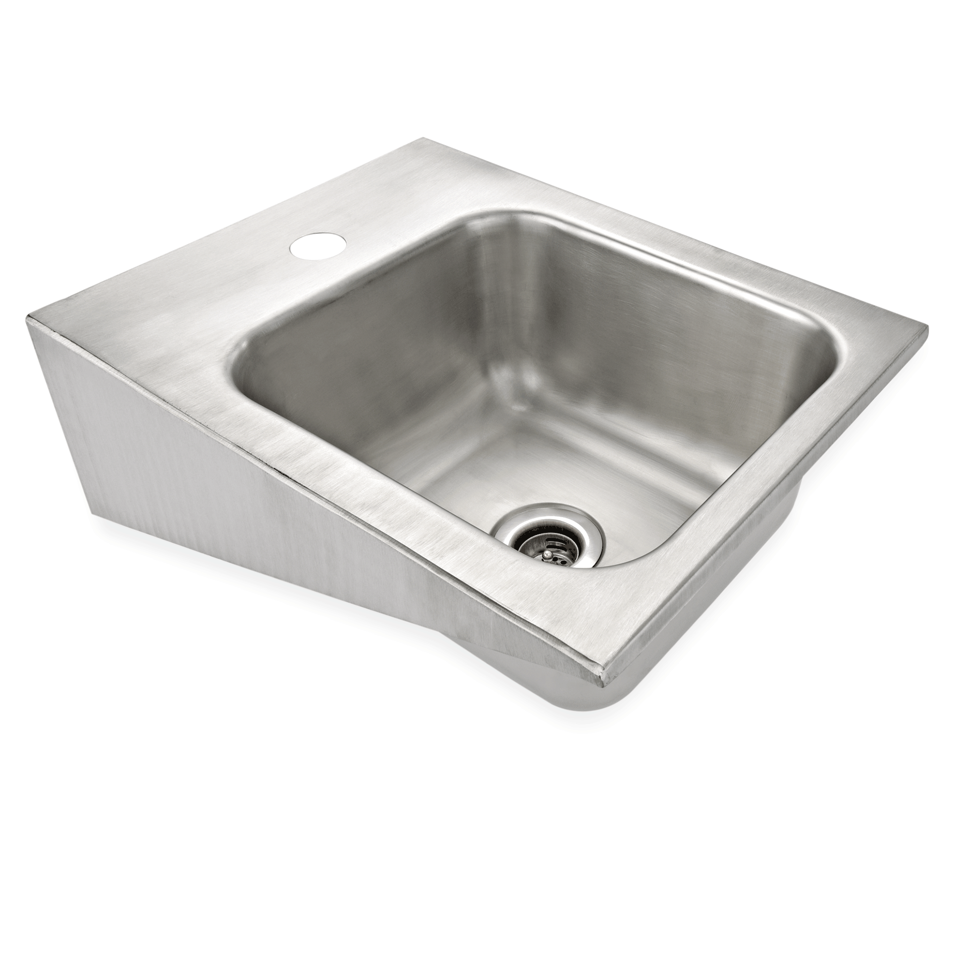Was Wall-Mounted Hand Basin, 420×325×155 mm, Stainless Steel