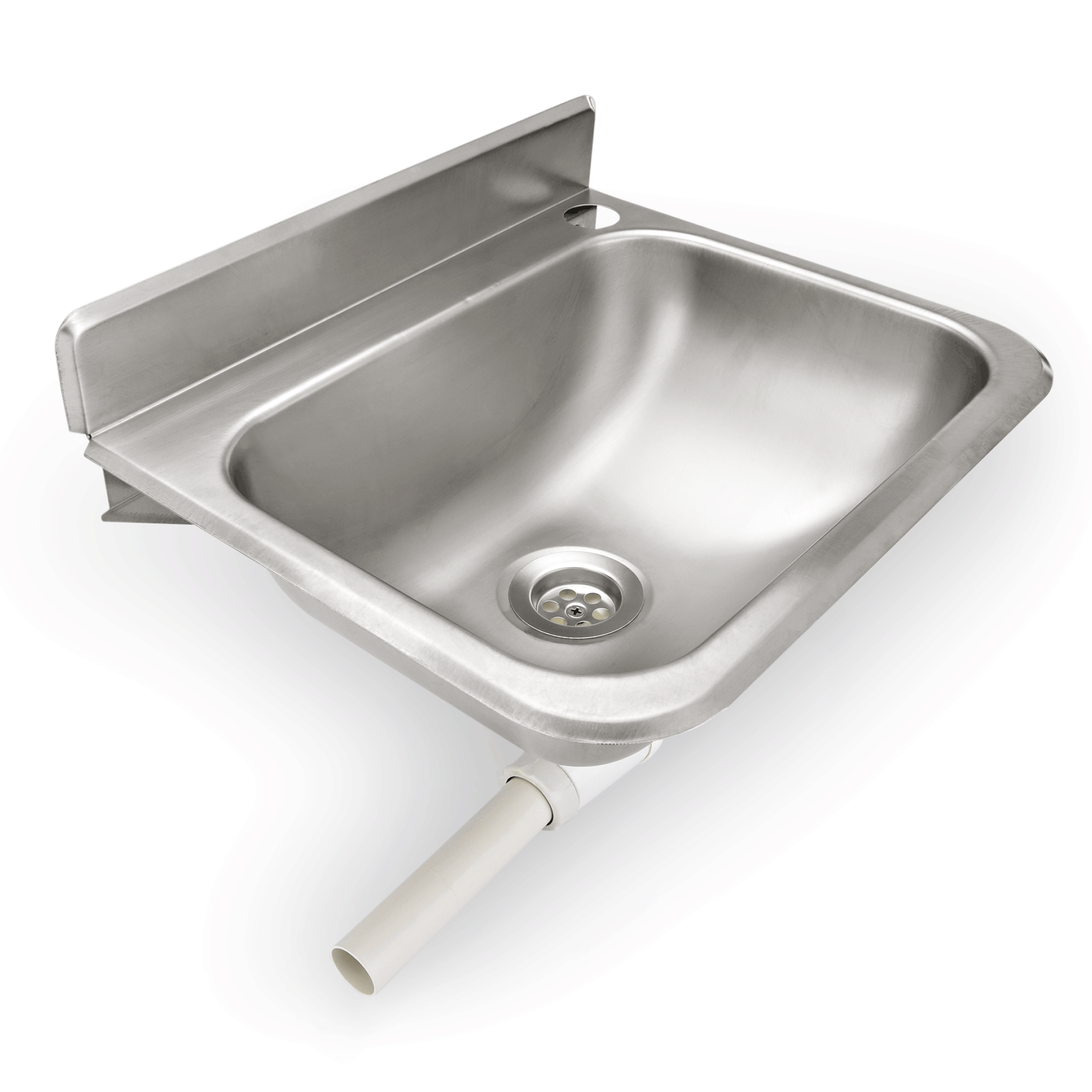 Was Wall-Mounted Hand Basin, 378×314×190 mm, Stainless Steel
