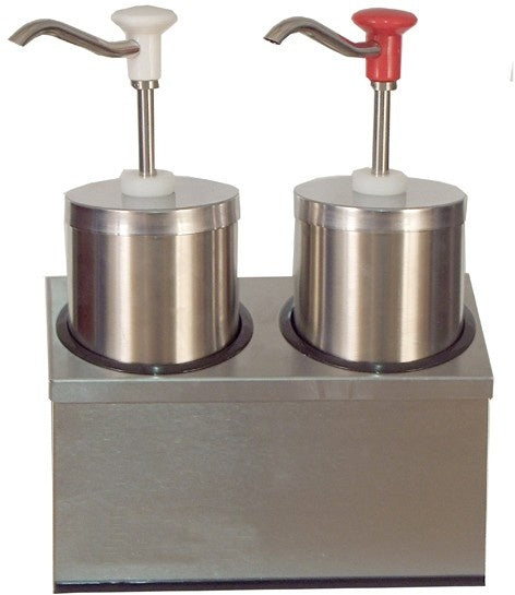 Dual Sauce Dispenser, 2 × 2.25 L, 30 ml Dose
