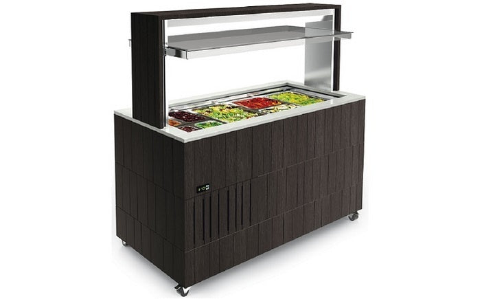 Heated Island Buffet Display, 3.48 kW, Digital