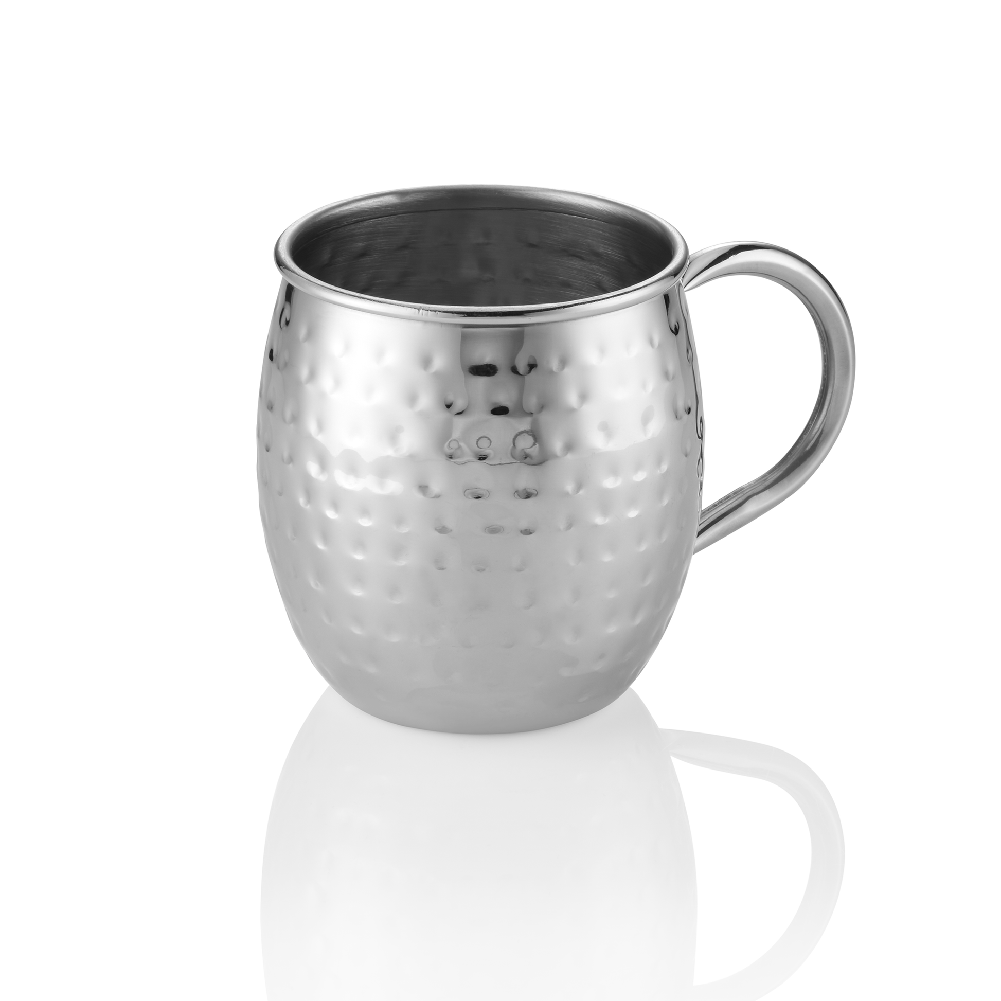 Was Moscow Mule Set, Hammered, Ø85 mm, 100 mm High, Set of 2