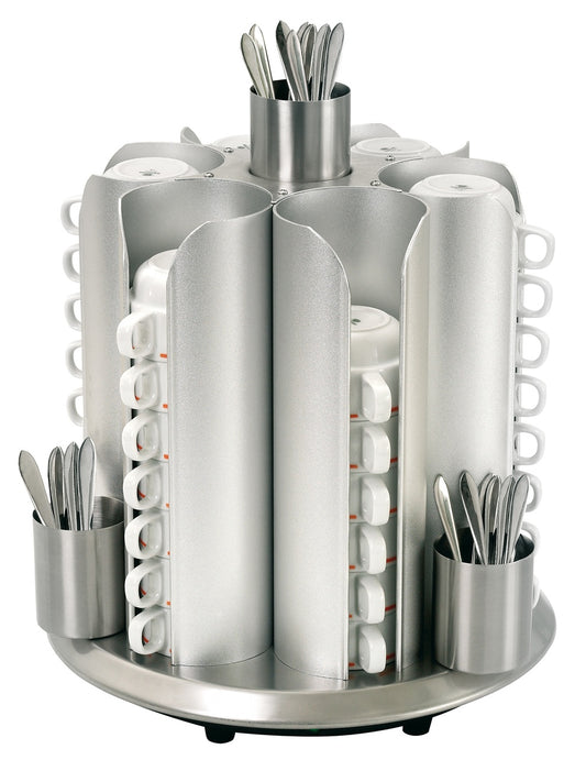 Countertop Cup Warmer, 0.2 kW, 60°C, Stainless Steel