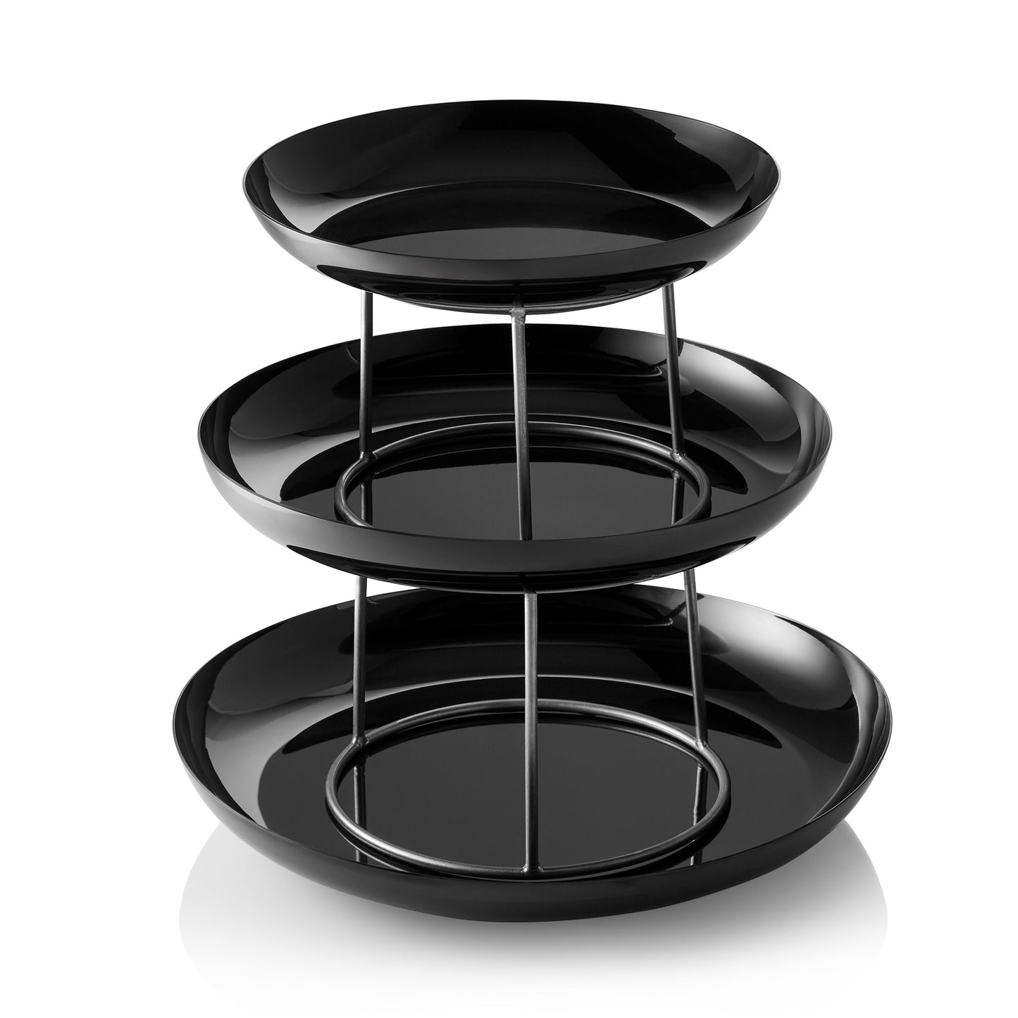 Steel & Style Gourmet Tower Black, 3-Stage, H32 cm