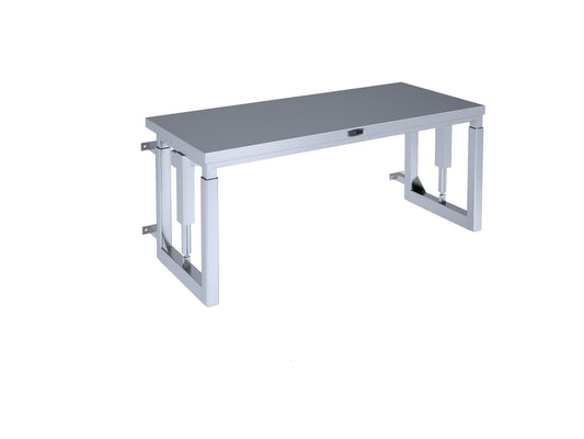 Framed table  with electric lifting device