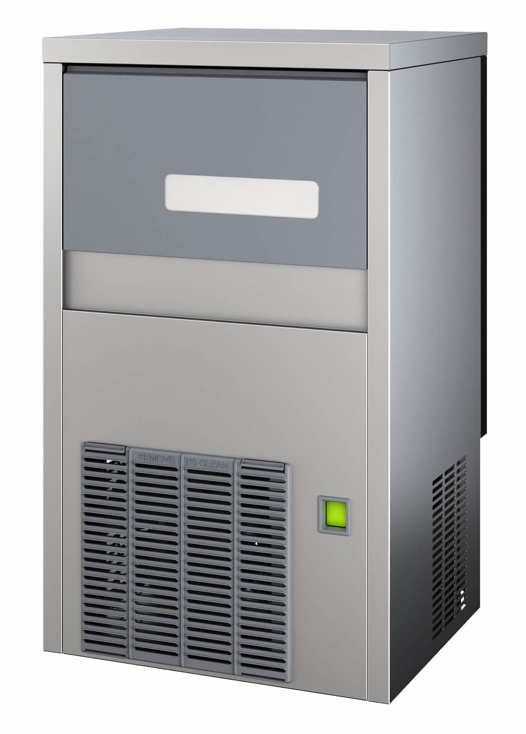 Undercounter Ice Cube Maker, 28 kg/24h, 6 kg Bin
