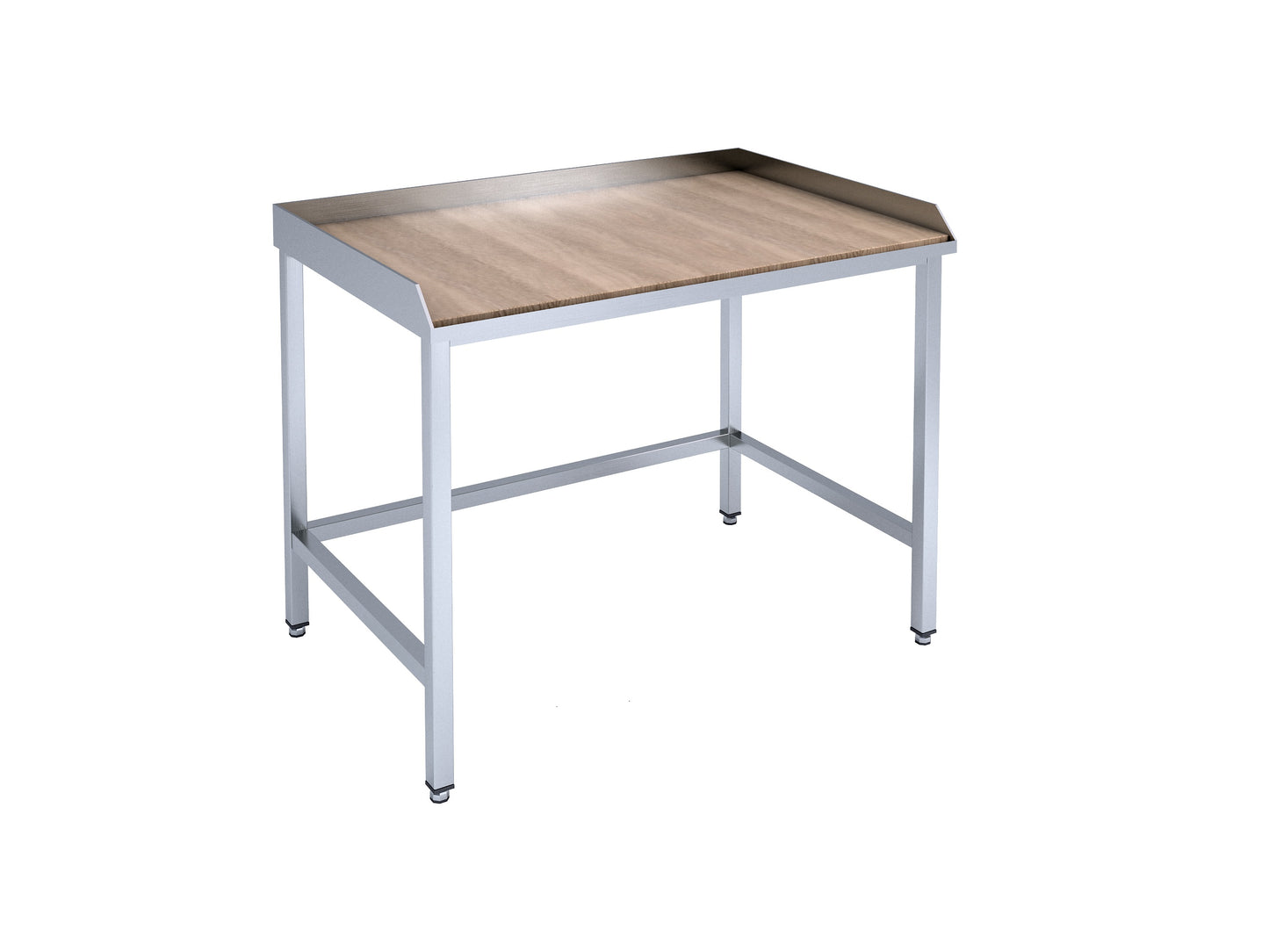 Confectionery table  with wooden tabletop