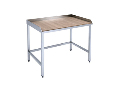 Confectionery table  with wooden tabletop