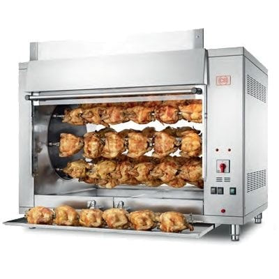 Planetary Rotisserie Chicken Grill, 48 pcs, 9.5 kW