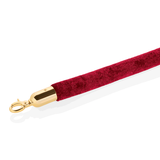 Was Barrier Rope Classic, Burgundy Red Velvet, Titanium Gold