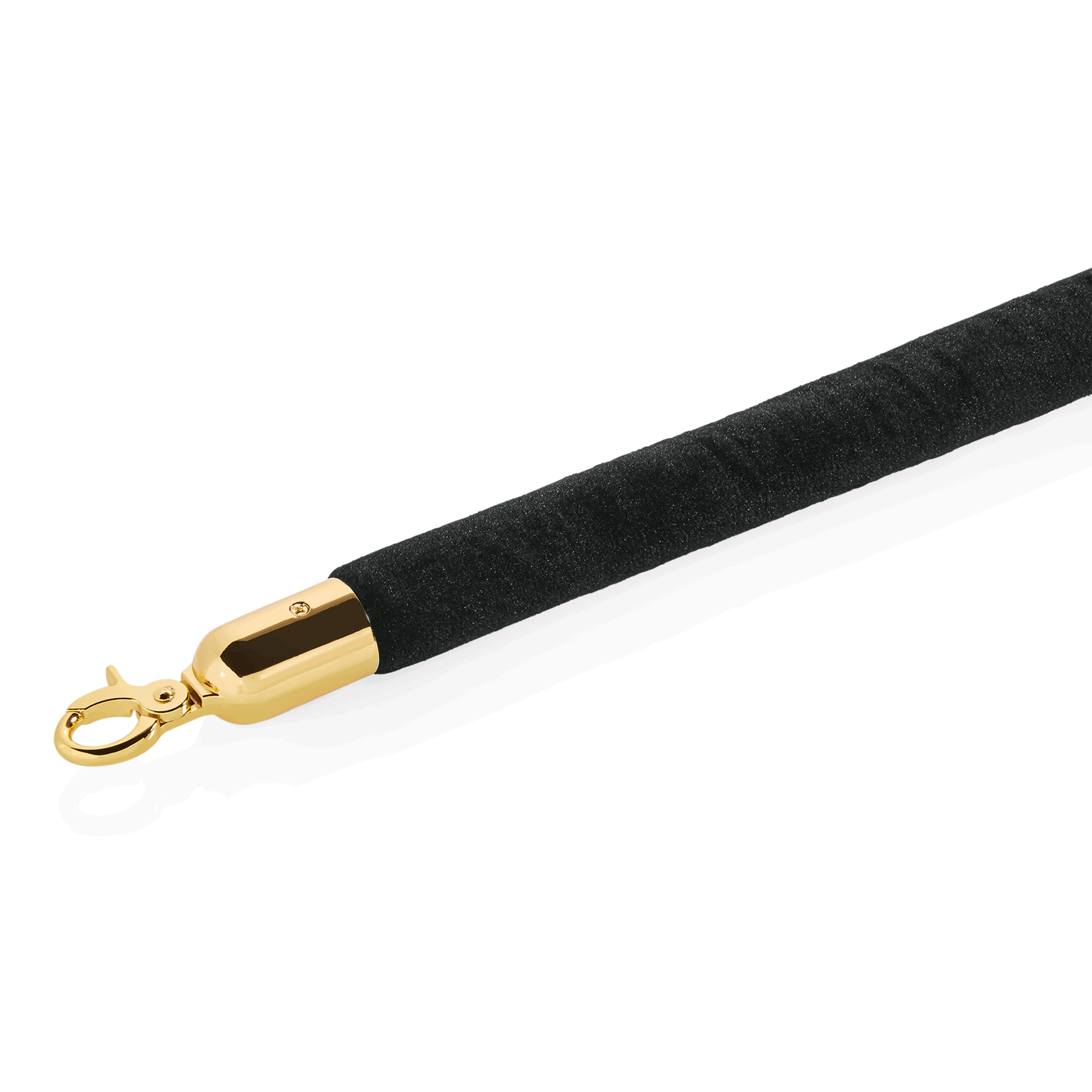 Was Barrier Rope Classic, Black Velvet, Titanium Gold