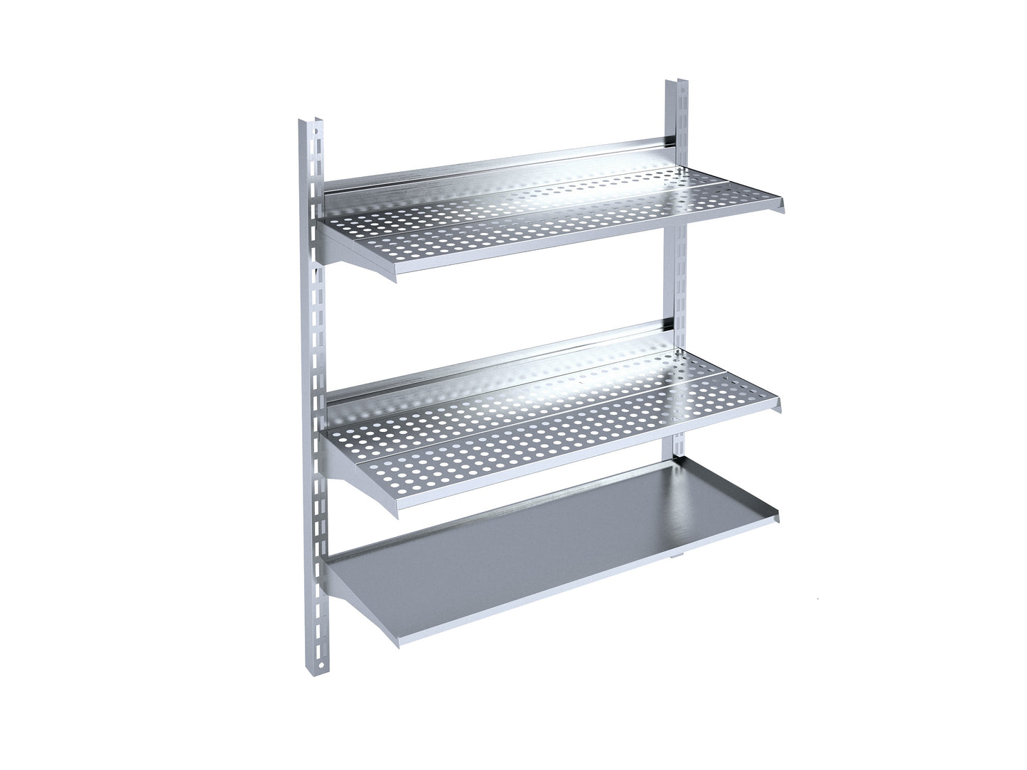 Wall-mounted shelf for dishes drying