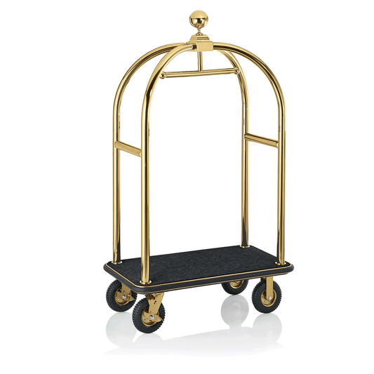 Was Luggage Trolley Drift, Titanium Gold, Black Carpet