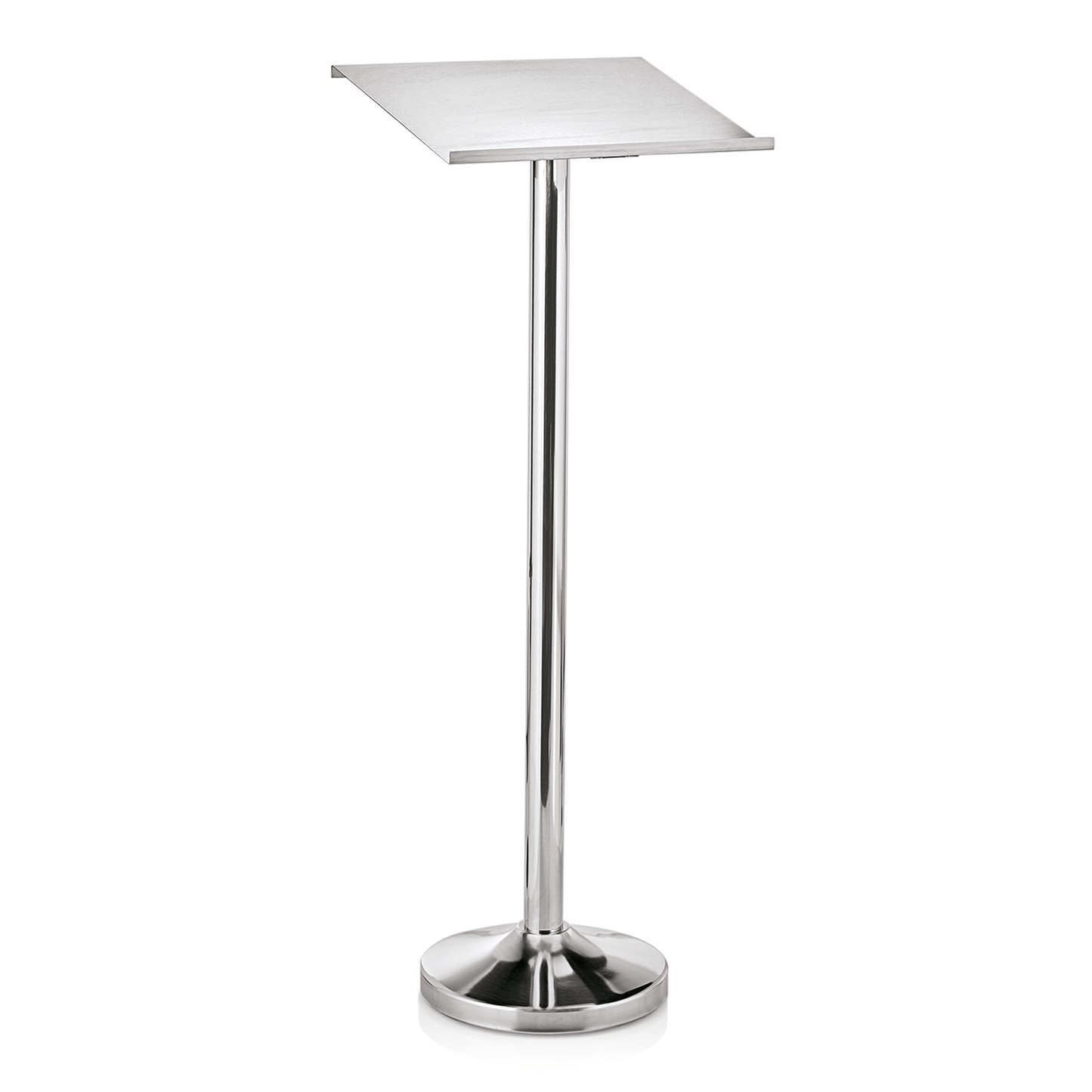Was Display Stand, Polished Stainless Steel, 440×350 mm Shelf
