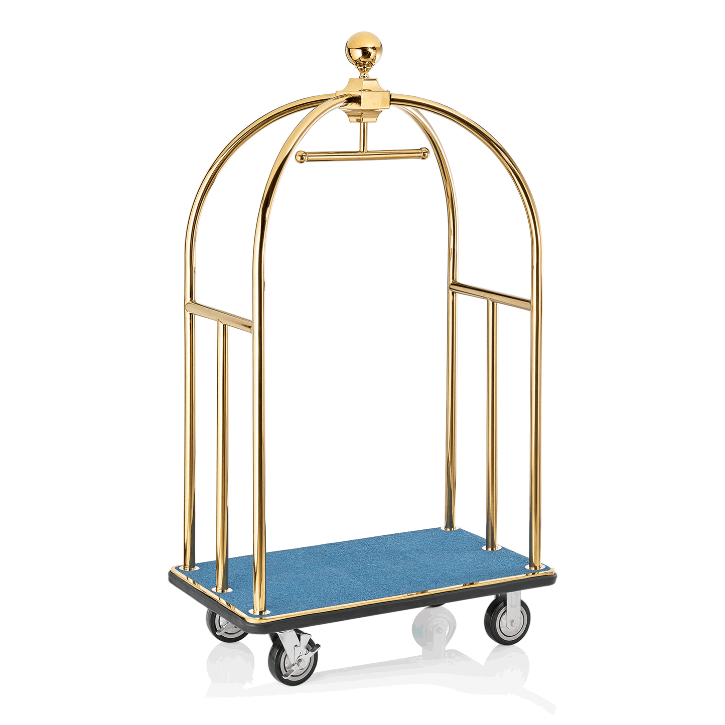 Was Luggage Trolley Unity, Titanium Gold, Blue Carpet