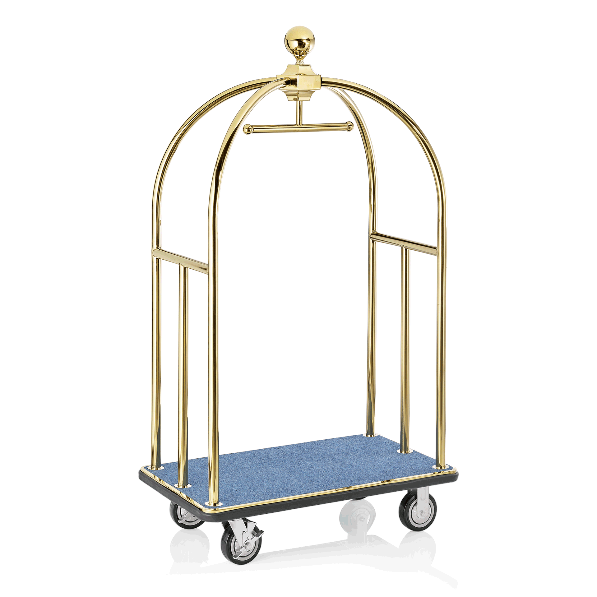 Was Luggage Trolley Unity, Titanium Gold, Blue Carpet