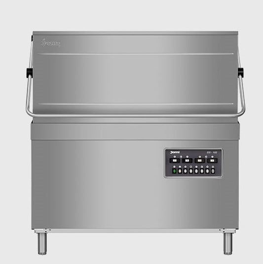 Hood Type Pass-Through Dishwasher, 60 Racks/h, 15 kW