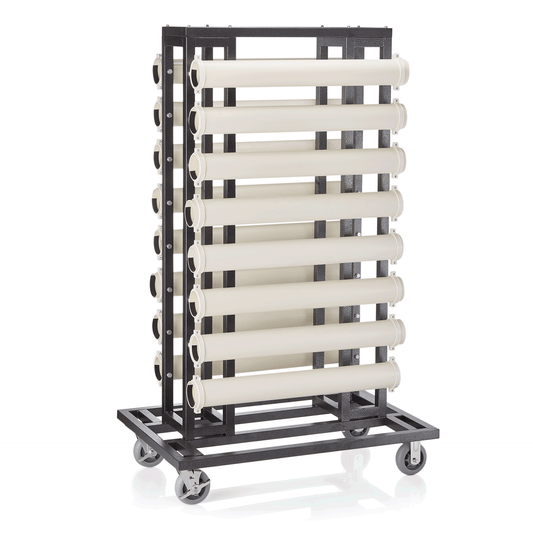Was Barrier Post Transport Trolley, Ø100 mm Posts