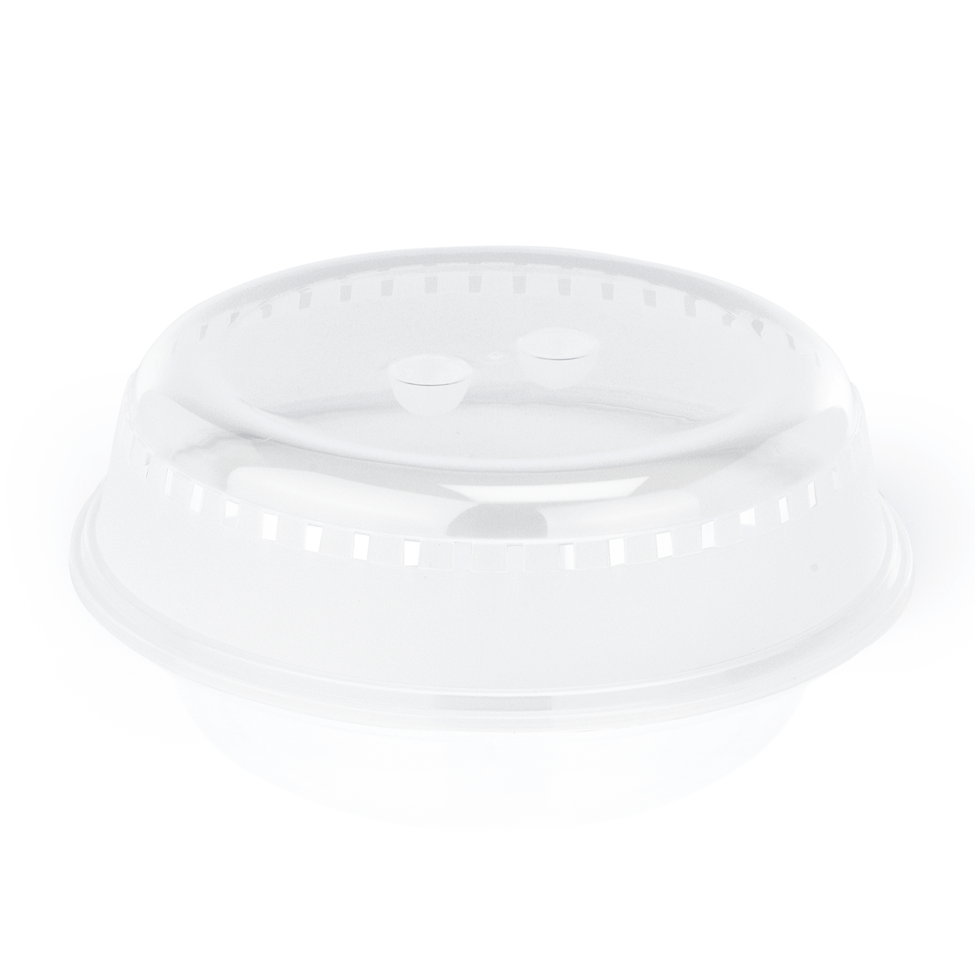 Was Plate Cover with Recessed Grips, Polypropylene, Ø260 mm