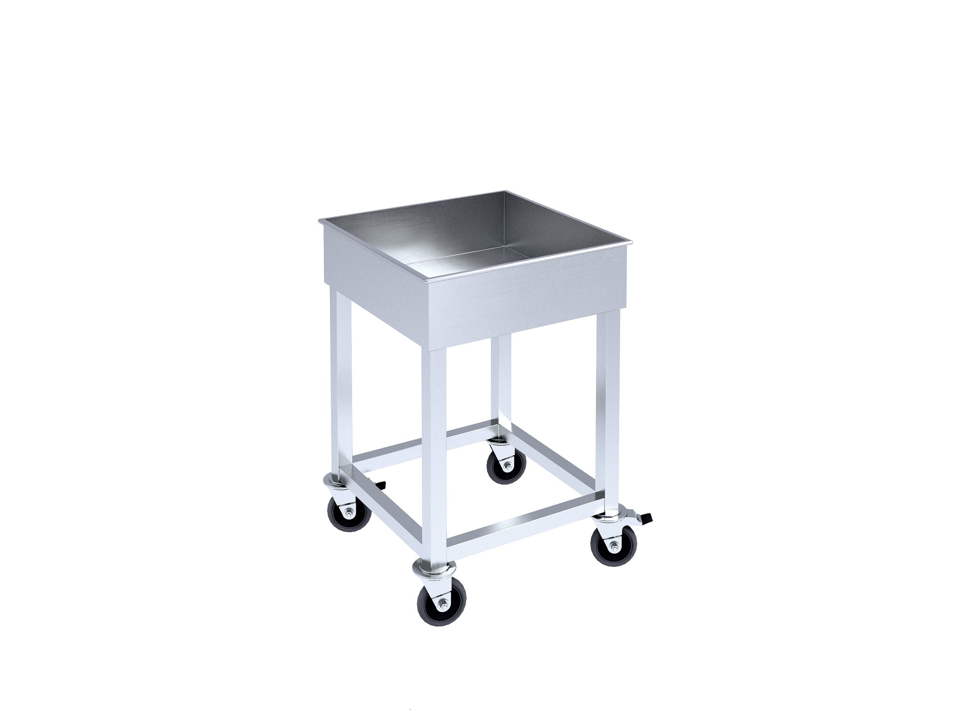 Trolley for dishwashing machine baskets