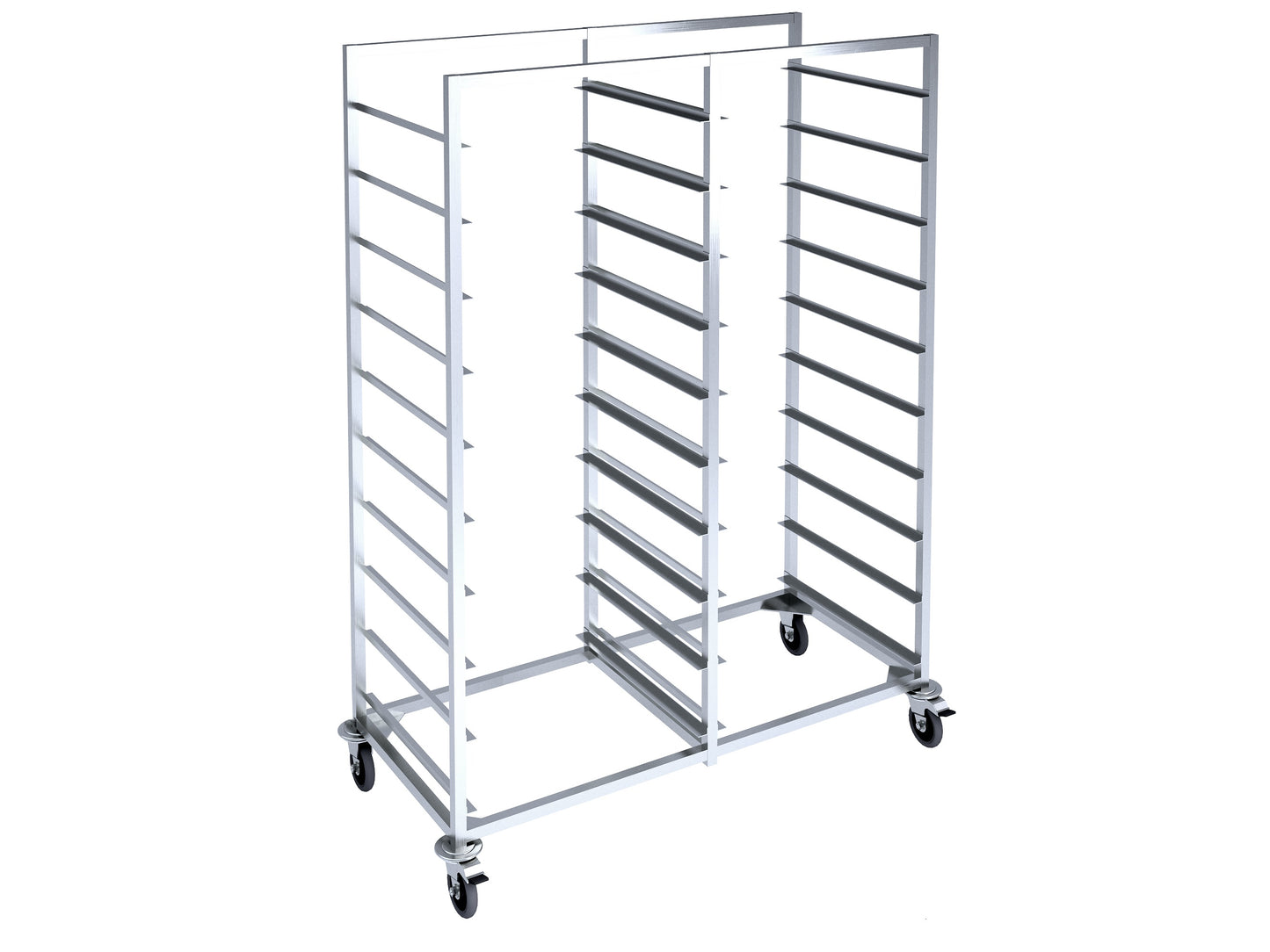 Trolley for confectionery trays
