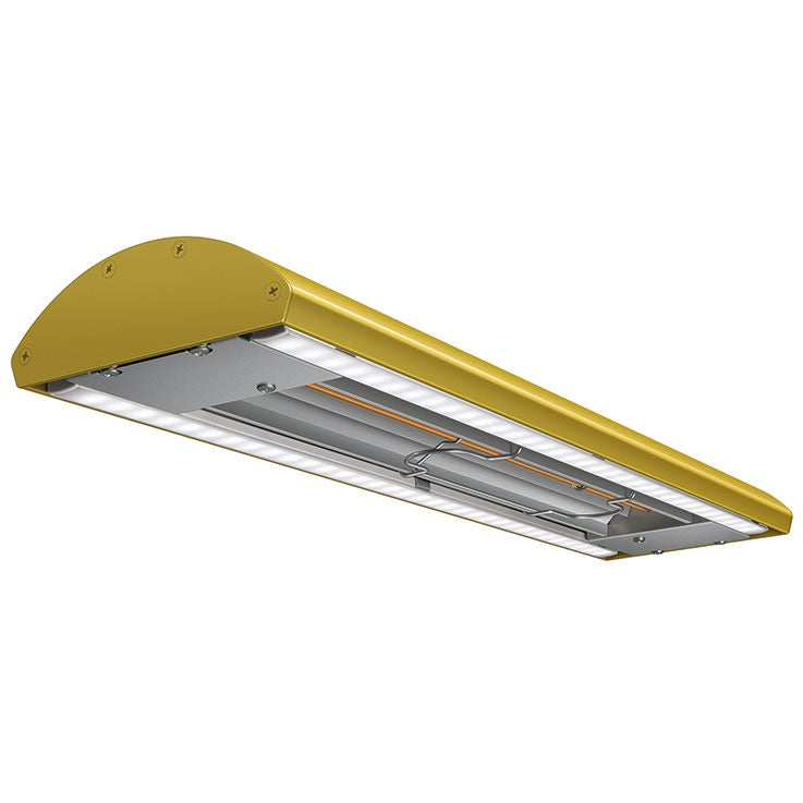 Glo-Ray Curved Infrared Strip Heater with LED, 1.74 kW