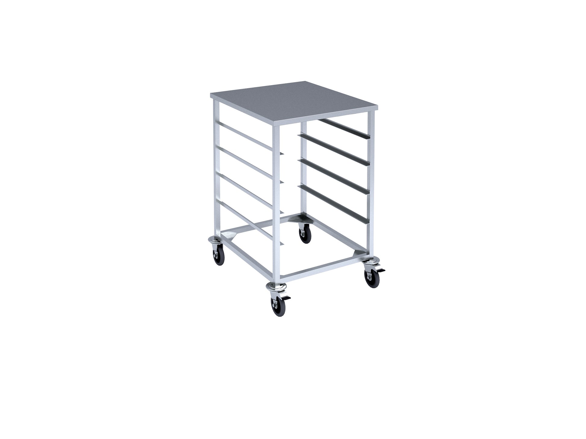 Trolley for trays