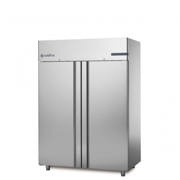Upright Double-Door Storage Freezer, 1400 L, -22/-18°C