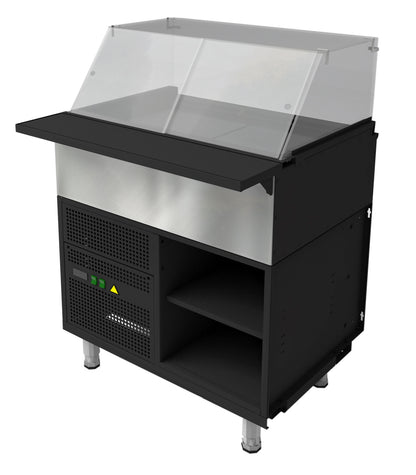 Refrigerated Pastry Showcase, 230 V, 0.23 kW