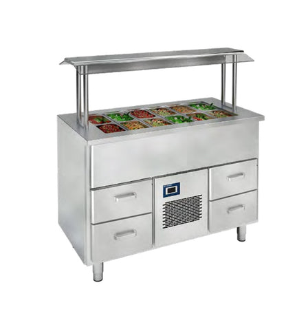 Vitrum Cooling Well CTV12.2.M.2.L, Drawers, +2/+6°C, view 2